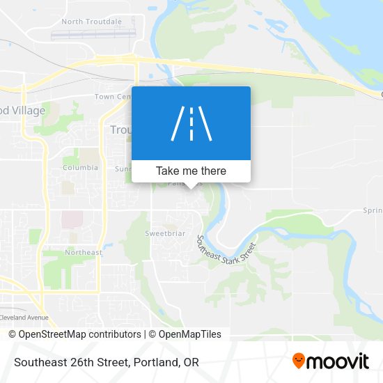 Mapa de Southeast 26th Street