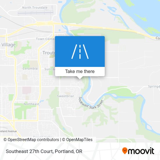 Southeast 27th Court map