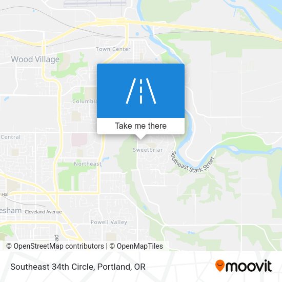 Mapa de Southeast 34th Circle