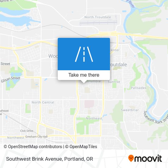 Mapa de Southwest Brink Avenue