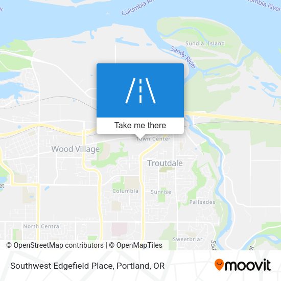 Mapa de Southwest Edgefield Place
