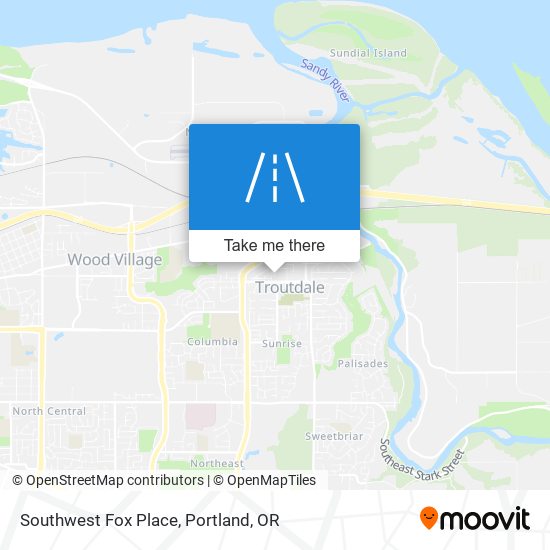 Mapa de Southwest Fox Place