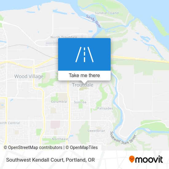 Southwest Kendall Court map