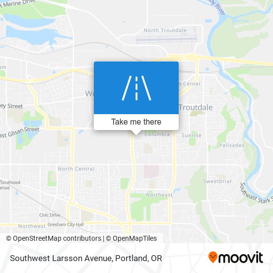 Southwest Larsson Avenue map