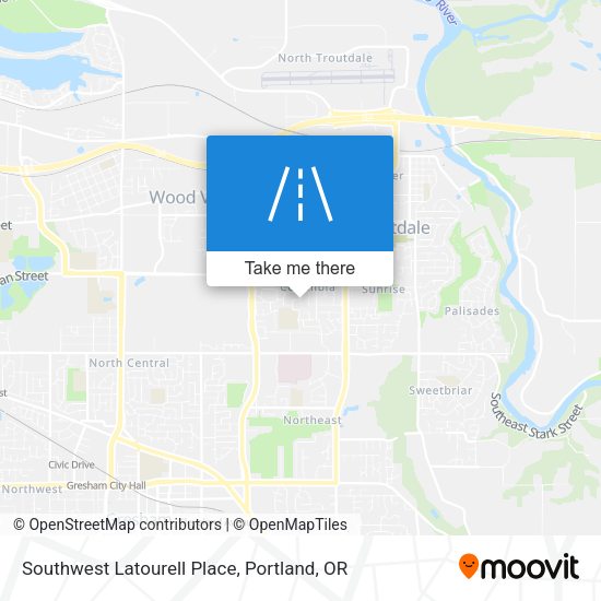 Southwest Latourell Place map