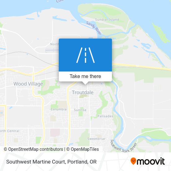 Mapa de Southwest Martine Court