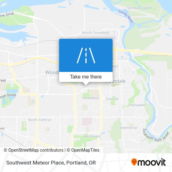 Southwest Meteor Place map