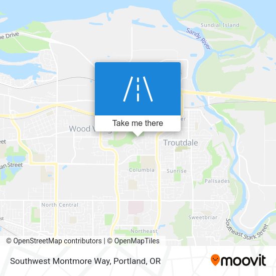 Southwest Montmore Way map