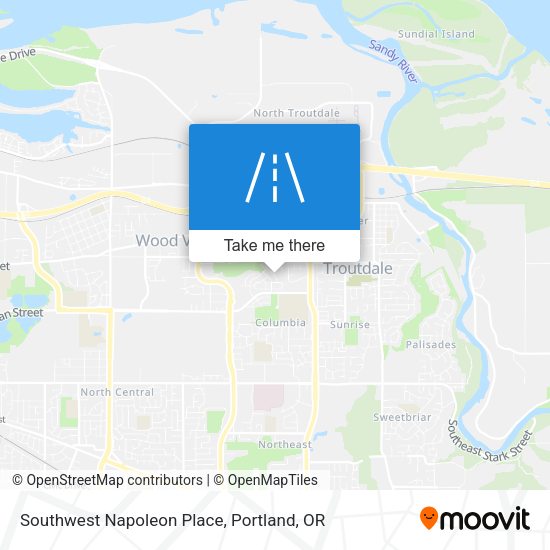 Mapa de Southwest Napoleon Place