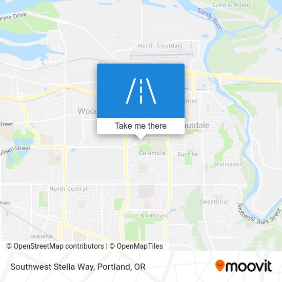 Southwest Stella Way map