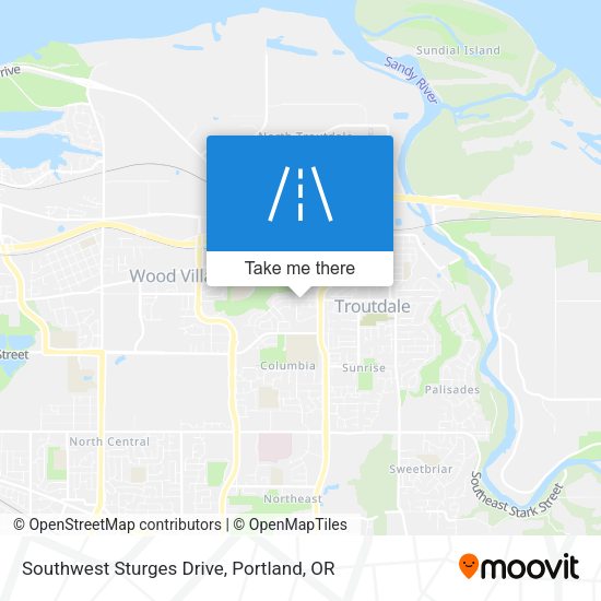 Southwest Sturges Drive map
