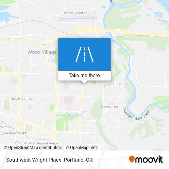 Southwest Wright Place map