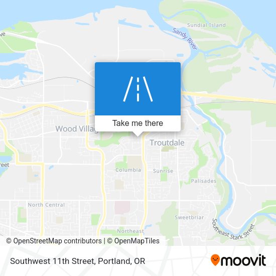 Mapa de Southwest 11th Street
