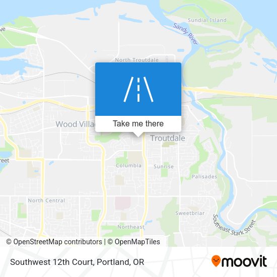 Southwest 12th Court map
