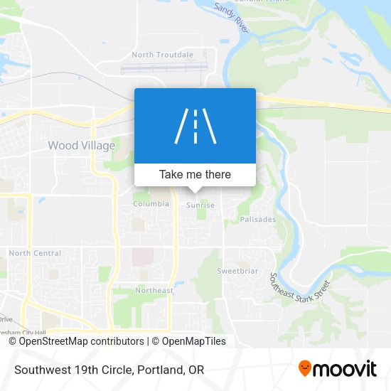 Mapa de Southwest 19th Circle
