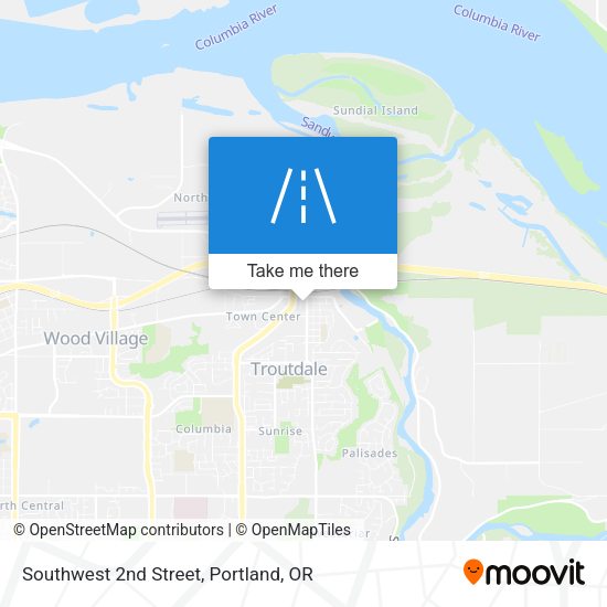 Mapa de Southwest 2nd Street