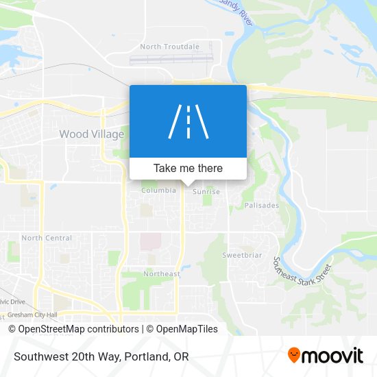 Mapa de Southwest 20th Way