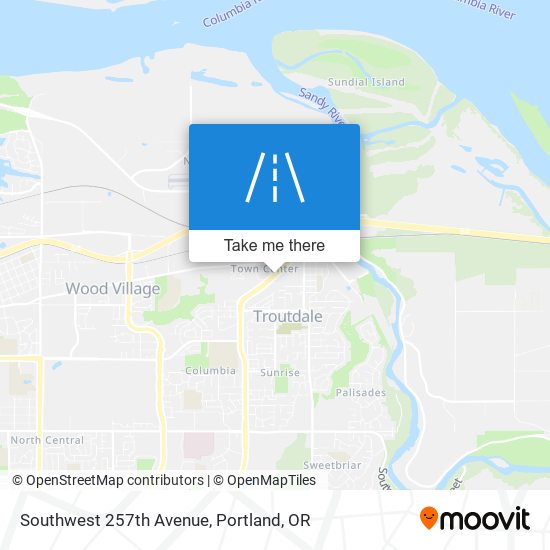 Southwest 257th Avenue map