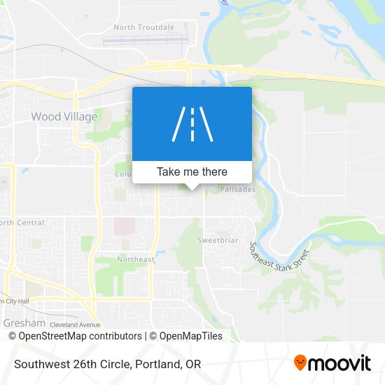Southwest 26th Circle map