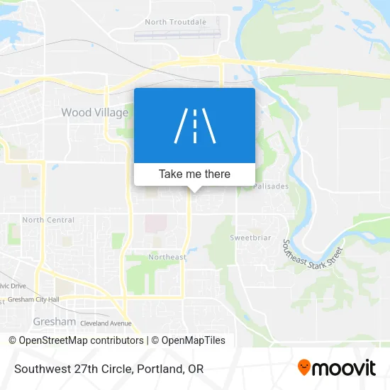 Southwest 27th Circle map