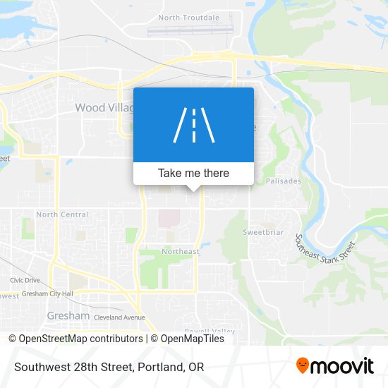 Mapa de Southwest 28th Street