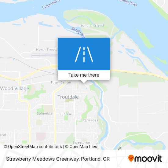 Mapa de Strawberry Meadows Greenway