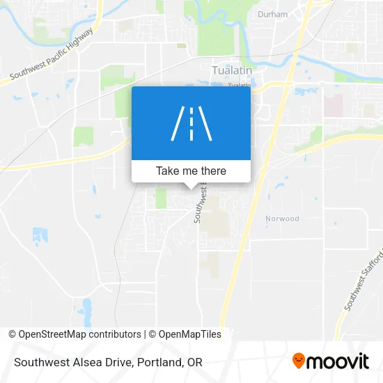Southwest Alsea Drive map