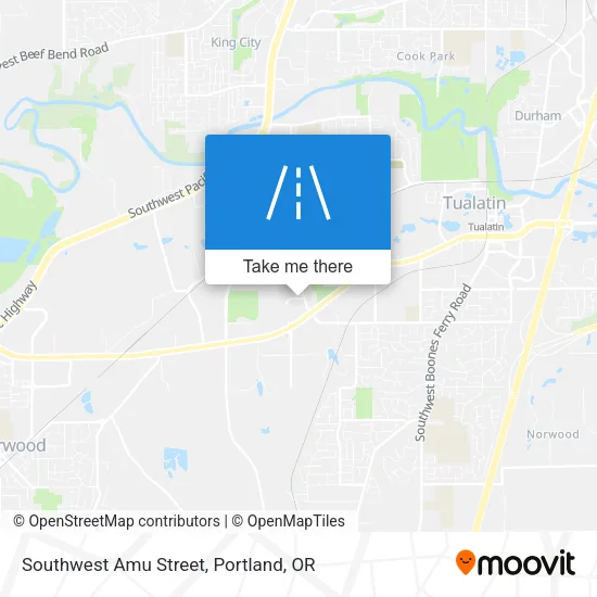 Southwest Amu Street map