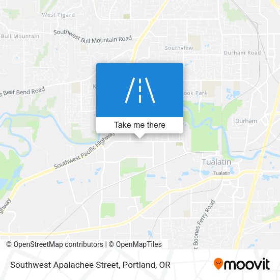Southwest Apalachee Street map