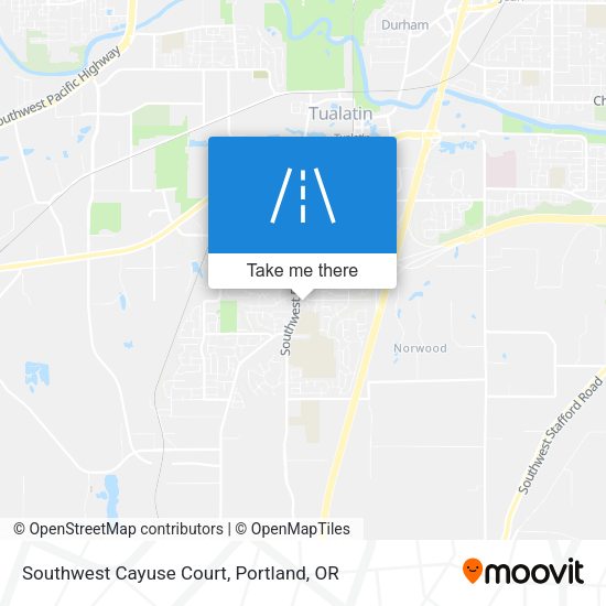 Mapa de Southwest Cayuse Court