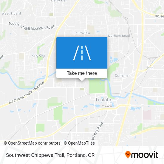Southwest Chippewa Trail map