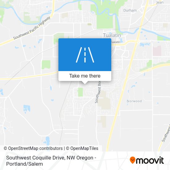 Southwest Coquille Drive map