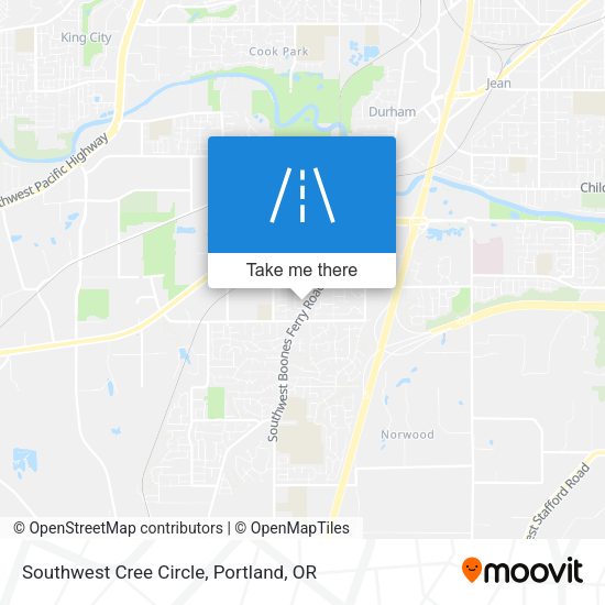 Mapa de Southwest Cree Circle