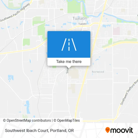 Southwest Ibach Court map