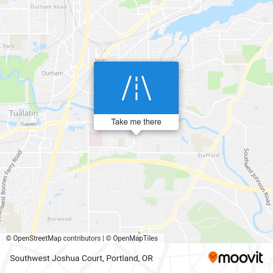 Mapa de Southwest Joshua Court