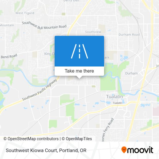 Mapa de Southwest Kiowa Court