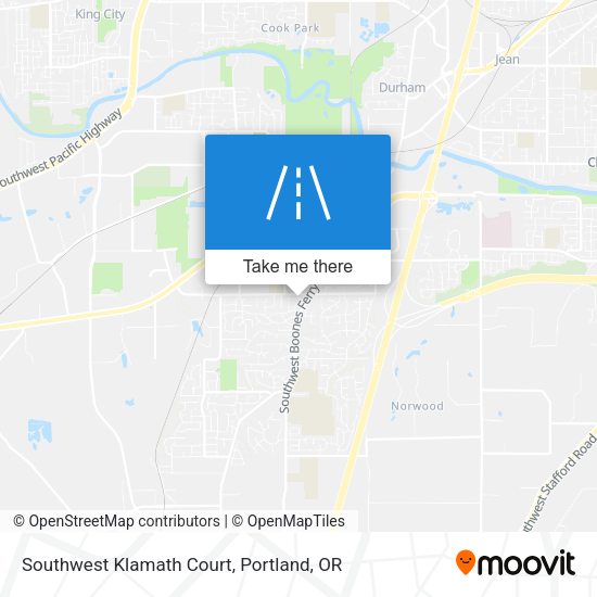 Mapa de Southwest Klamath Court