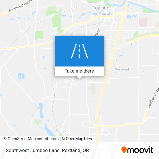 Southwest Lumbee Lane map
