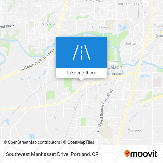 Southwest Manhasset Drive map