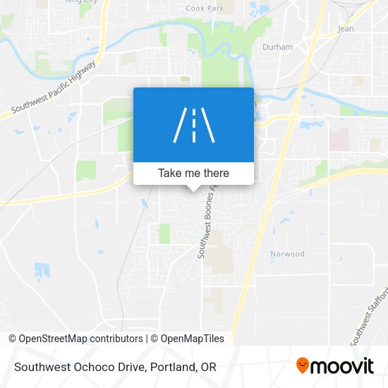 Southwest Ochoco Drive map