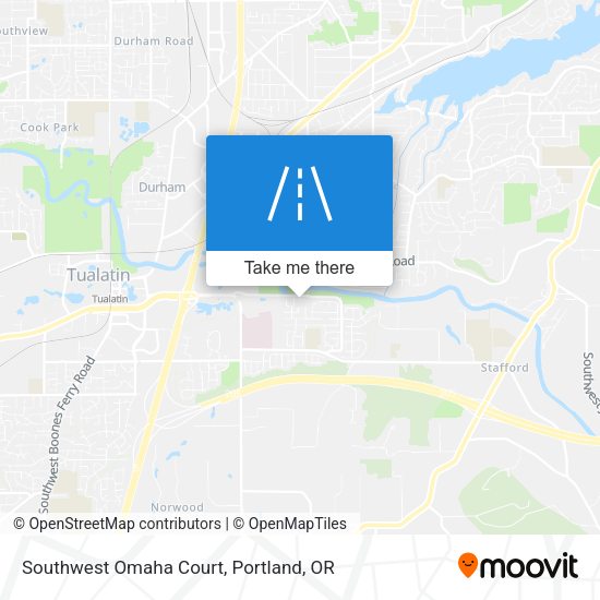Mapa de Southwest Omaha Court