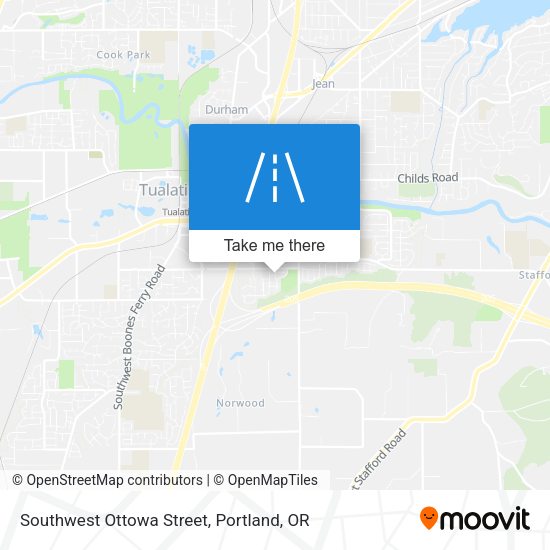 Southwest Ottowa Street map