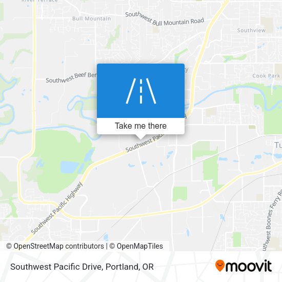 Mapa de Southwest Pacific Drive