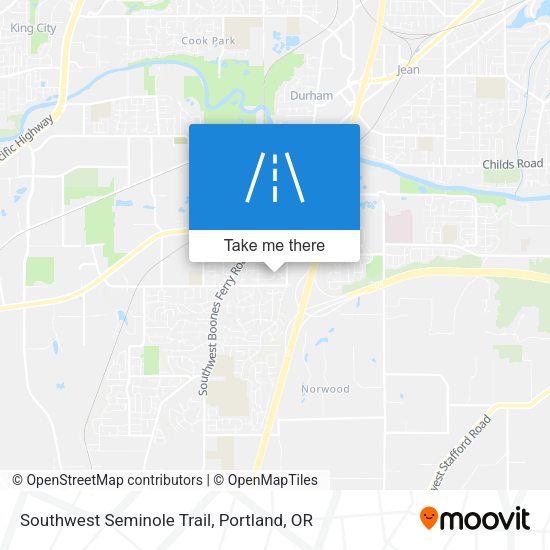 Mapa de Southwest Seminole Trail
