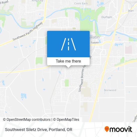 Mapa de Southwest Siletz Drive