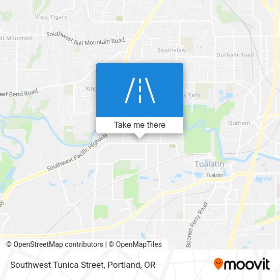 Mapa de Southwest Tunica Street