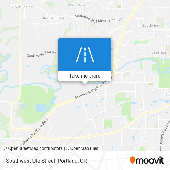 Mapa de Southwest Ute Street