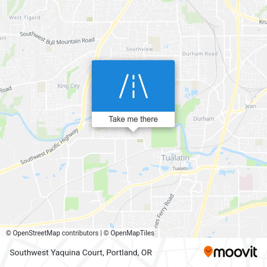 Mapa de Southwest Yaquina Court