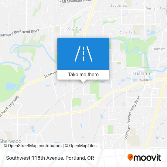 Mapa de Southwest 118th Avenue