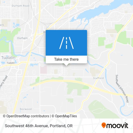Southwest 46th Avenue map